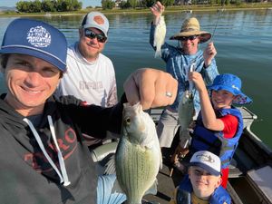 Family Fun, 100+ White Bass at Boyd this morning!